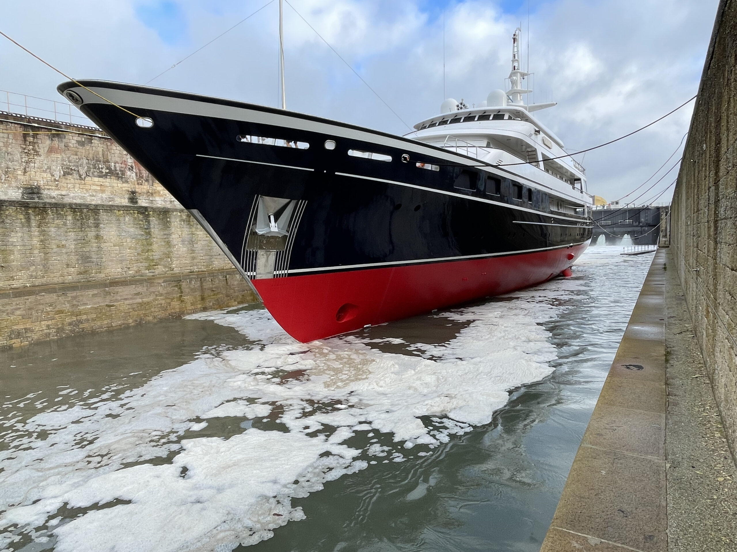 Visuel du projet Le super yacht Virginian achève d’importants travaux de refit